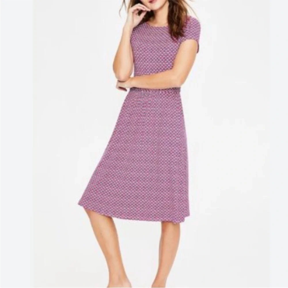 Boden Amelia Jersey Knit Dress size 4 - Picture 3 of 10